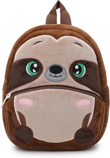 amazon sloth backpack mini Funny Palm Leaves School Shoulder Bag Casual Day Pack Outdoor Durable Bookbag for Girls Boys Teen Work Picnic Travel Carry your essentials with a touch of wildlife charm Nature Planet Wishpets Sloth Backpack